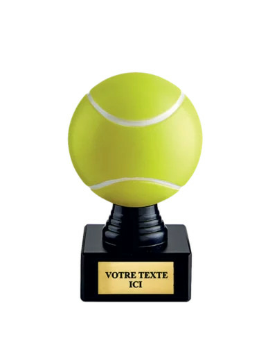 Trophee plastique tennis h 13 cm