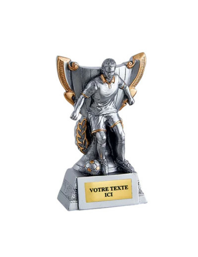 Trophee resine discip football h 11cm