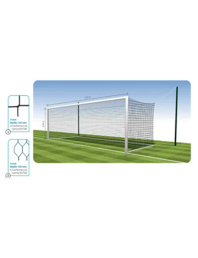 Filet football 4 mm - maille 120 -