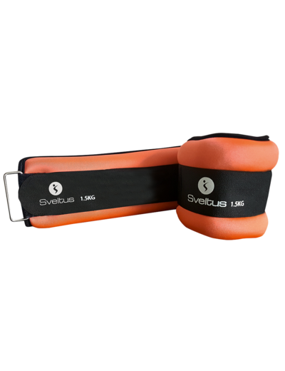 Lot de 2 bracelets lestés lycra 1,5kg