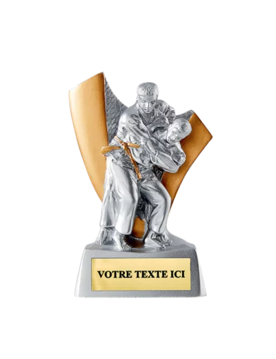 Trophee resine eco judo h h. 10 cm