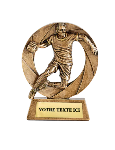 Trophee resine eco hand h. 11 cm