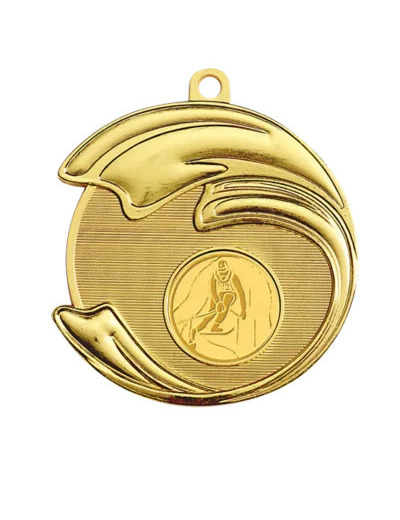 Medaille zamak diam70mm or