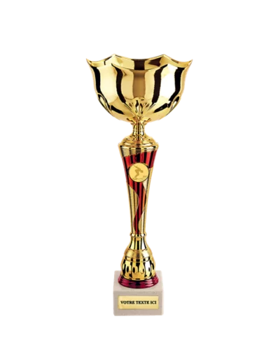 Coupe class or/rouge h 45cm d 180mm