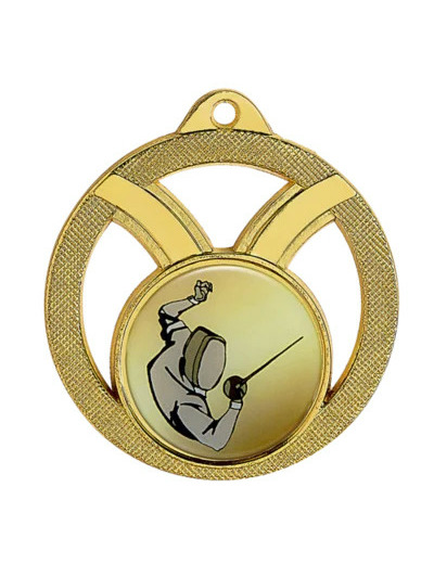 Medaille zamak 45mm or