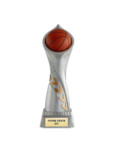 Trophee resine trophee basket h.36cm
