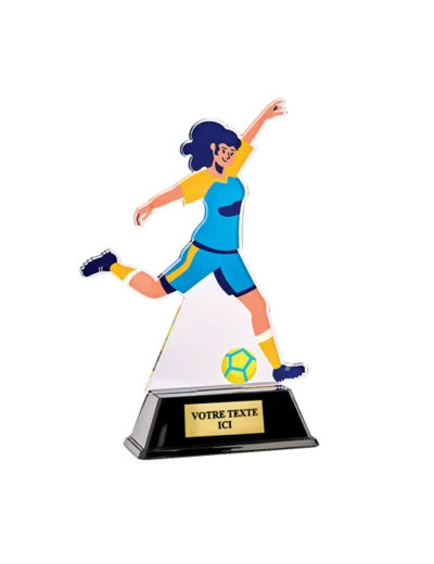 Trophee acrylique personnalisable f