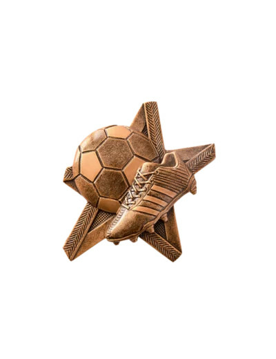 Applique resine etoile football hau