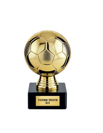 Trophee plastique football h 13 cm