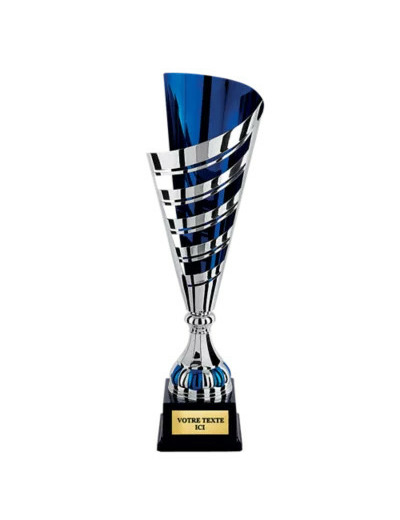 Coupe prestige arg/bleu h 58 cm