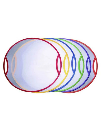 Lot de 6 raquettes-assiette