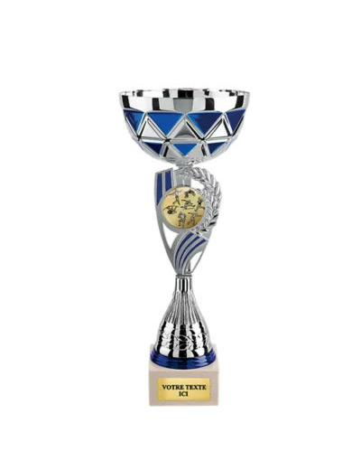 Coupe class arg/bleu h 39cm d 160mm