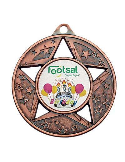 Medaille zamak diam50mm bronze