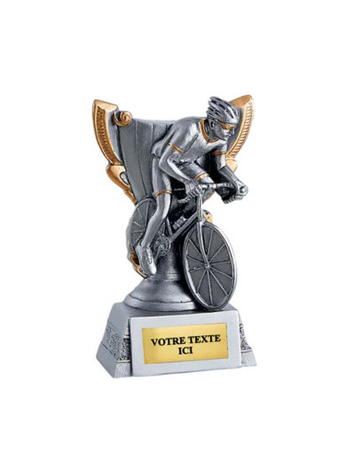 Trophee resine discip cyclisme h 11cm