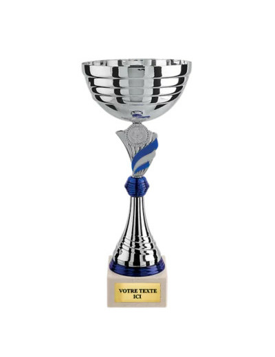 Coupe class arg/bleu h 37cm d 160mm