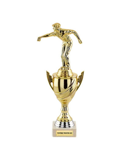 Trophee + sujet 27cm