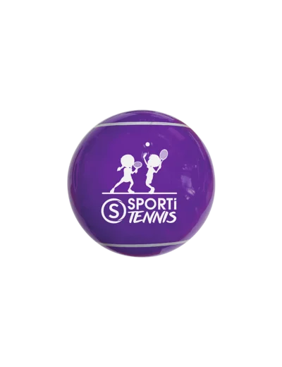 Balle de tennis galaxie violette