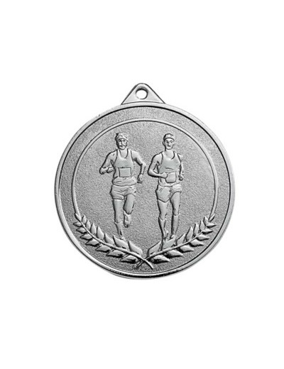 Medaille frappee argent running 50mm