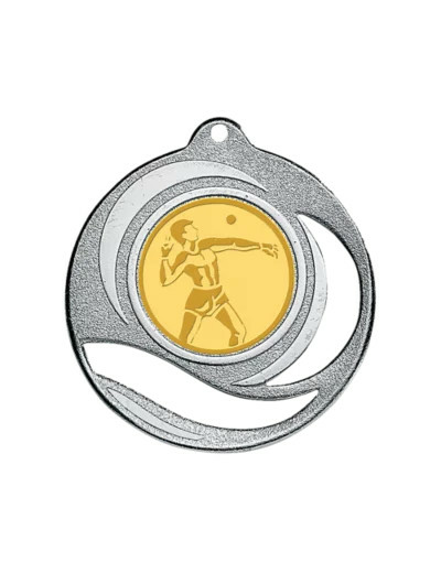 Medaille fer a trou diam50mm argt