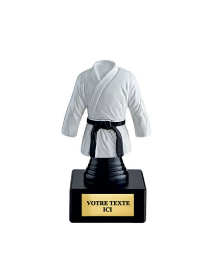 Trophee plastique judo h 13 cm