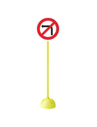 Panneau interdiction de tourner a