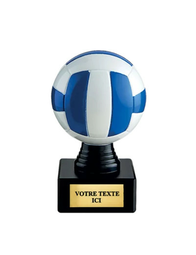 Trophee plastique volley h 13 cm
