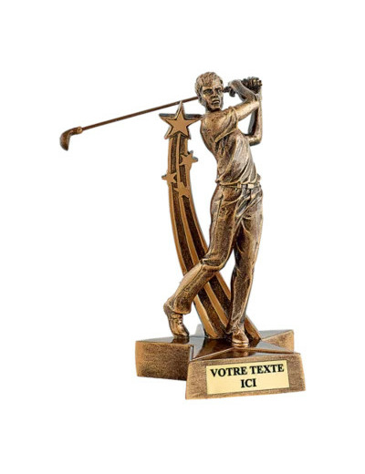 Resine golf homme h.21 cm