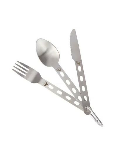 Lot de 3 couverts camping