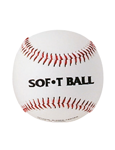 Balle baseball 9" - avec coeur mousse