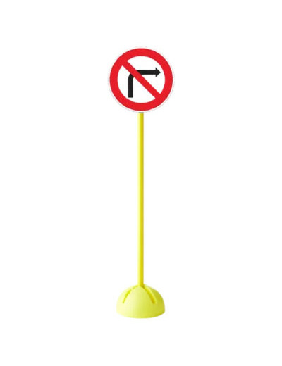 Panneau interdiction de tourner a