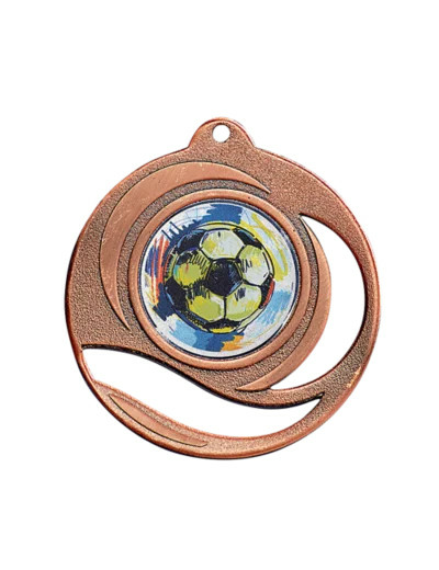 Medaille fer a trou diam50mm bronze