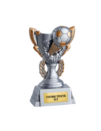 Trophee resine discip football h 11cm