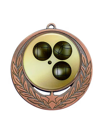 Medaille zamak diam70mm bronze
