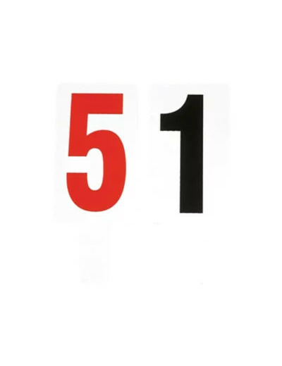 Jeu de 5 fiches de faute