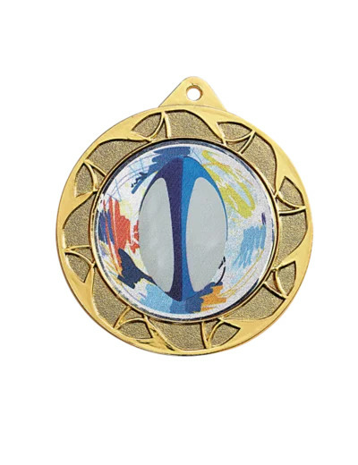 Med porte-centre zamak or d 70mm