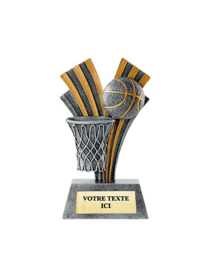 Trophee resine basket h. 18 cm