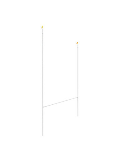 Paire de buts aluminium h.11m