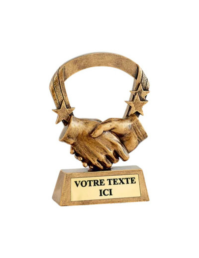 Trophee resine fair play h.11 cm