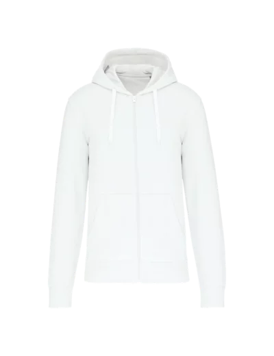 Sweat-shirt ecoresponsable zippe a