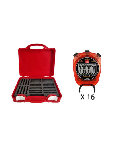 Kit 16 chrono dt481 + malette rigid