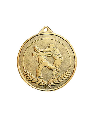 Medaille frappee or judo 50mm