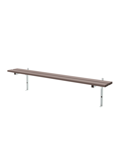 Banc simple fixation murale