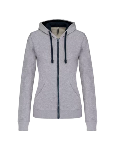 Sweat zippe capuche