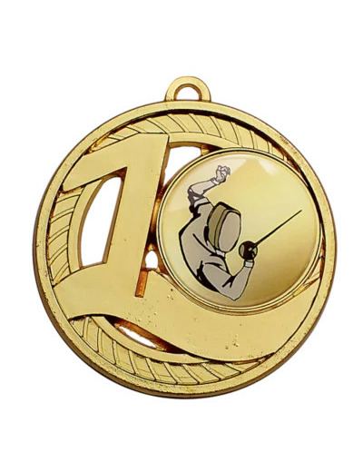 Medaille zamak diam50mm or