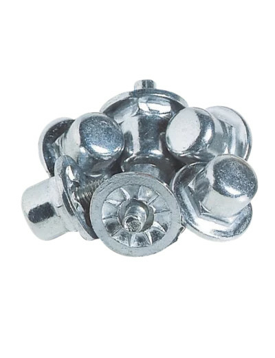 Crampons 16 mm coniques aluminium -