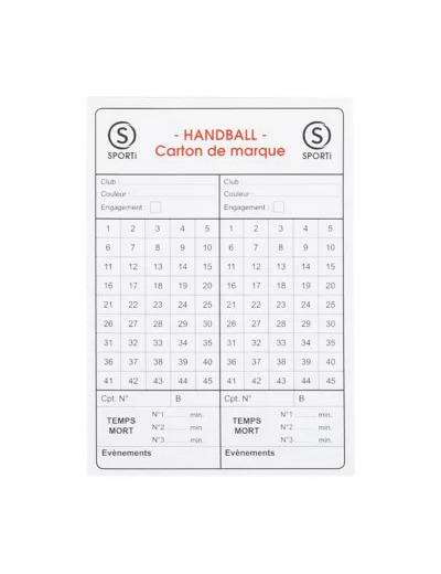 Carnet de 15 cartes hand