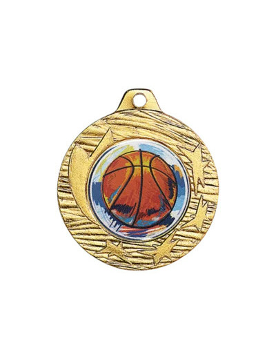 Medaille fer 40mm or