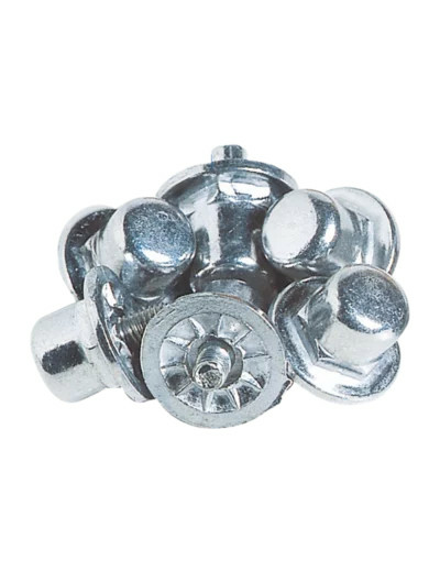 Crampons 13 mm coniques aluminium -
