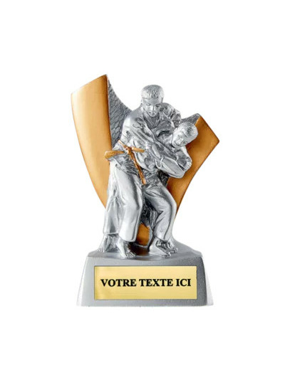 Trophee resine eco judo h h. 10 cm