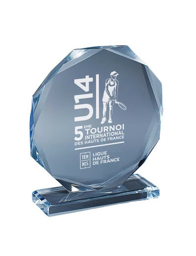 Trophee plexi epaiss 15mm h.19 cm
